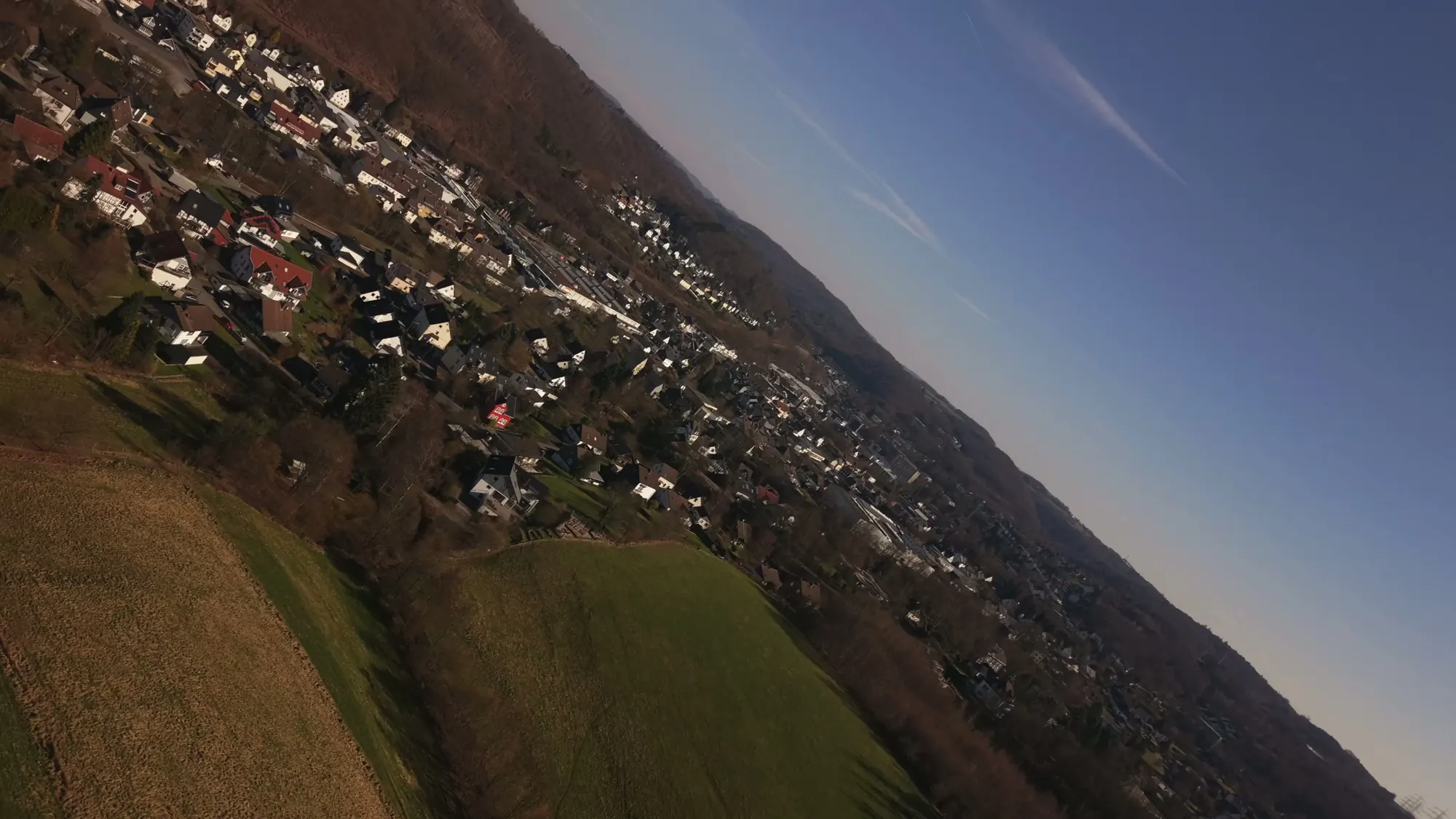 Stimmungsvolle Landschaftsaufnahme aus dem Oberbergischen Kreis